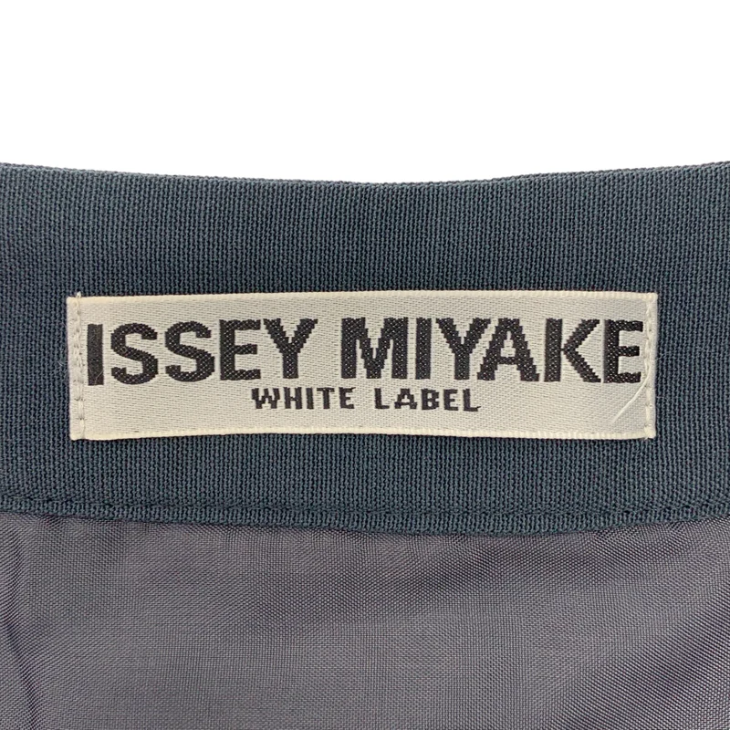 ISSEY MIYAKE / イッセイミヤケ | 2003SS | WHITE LABEL / ウール サイドジップ ロングスカート | 2 | レディース
