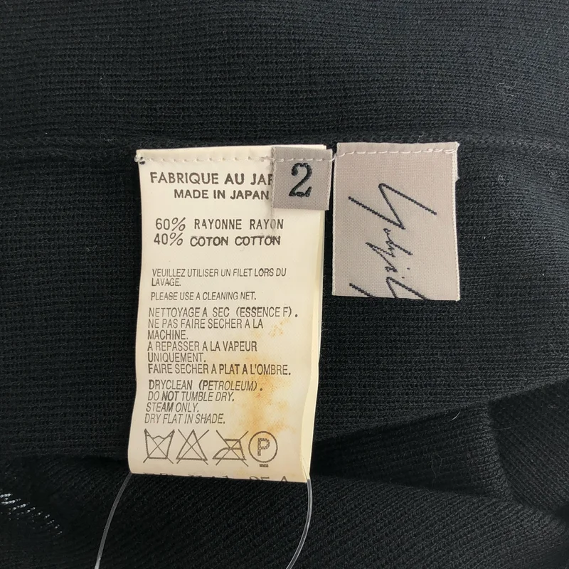Yohji Yamamoto FEMME / ヨウジヤマモトファム | レーヨン コットン チューブトップス | 2 | レディース