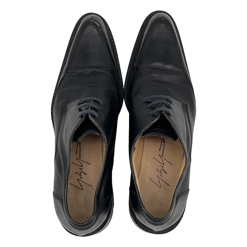 Yohji Yamamoto FEMME / ヨウジヤマモトファム | レザー レースアップシューズ | 36 | レディース