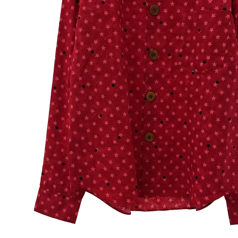 COMME des GARCONS HOMME PLUS / コムデギャルソンオムプリュス | 2002AW | コットン ドット スタープリント シャツ | L | メンズ
