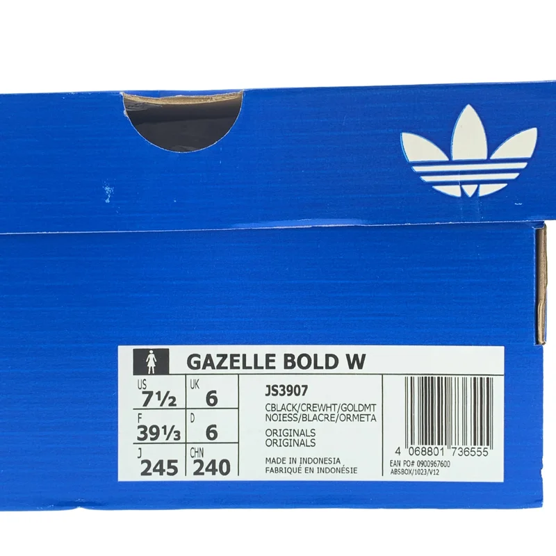 adidas / アディダス | GAZELLE BOLD ガゼル ボールド ファー スニーカー / JS3907 | 24.5 | レディース