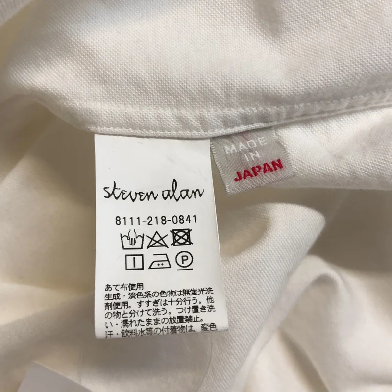 steven alan / スティーブンアラン | SUP/OX BAND COLLAR SHIRT-LOOSE / バンドカラー シャツ | S | メンズ