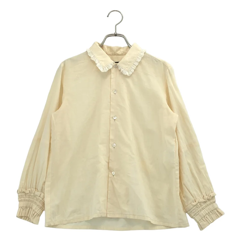 tricot COMME des GARCONS / トリココムデギャルソン | 2008SS | コットン リネン レース切替 シャツ | S | レディース