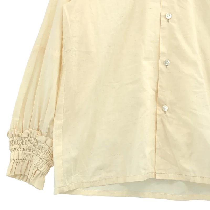 tricot COMME des GARCONS / トリココムデギャルソン | 2008SS | コットン リネン レース切替 シャツ | S | レディース