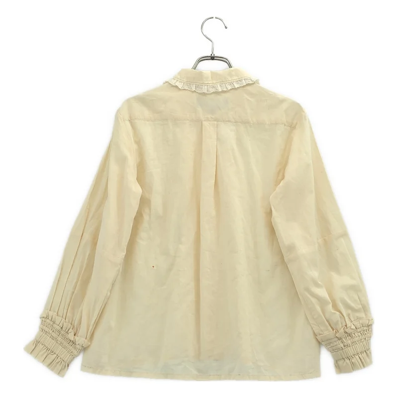 tricot COMME des GARCONS / トリココムデギャルソン | 2008SS | コットン リネン レース切替 シャツ | S | レディース