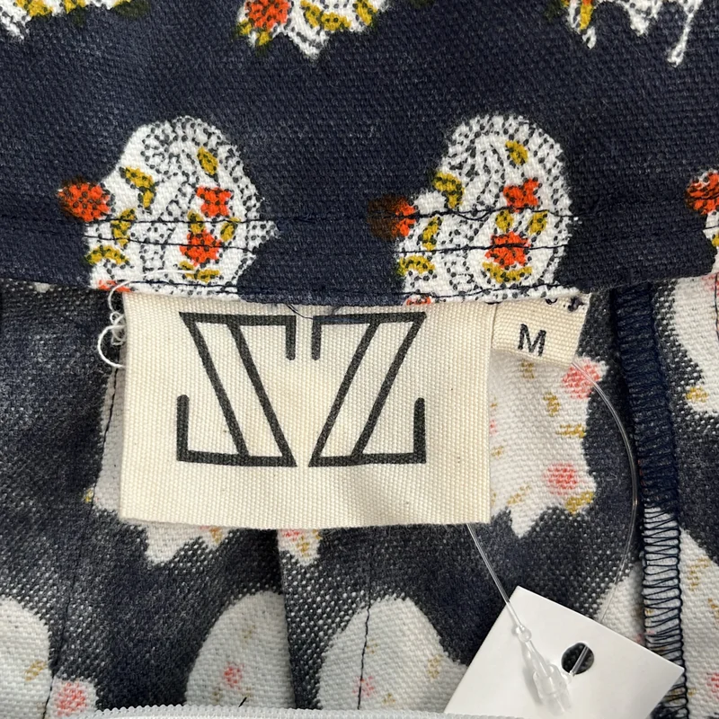 SZ Blockprints / エスゼットブロックプリント | フラワープリント 2タック スリットスカート | M | レディース