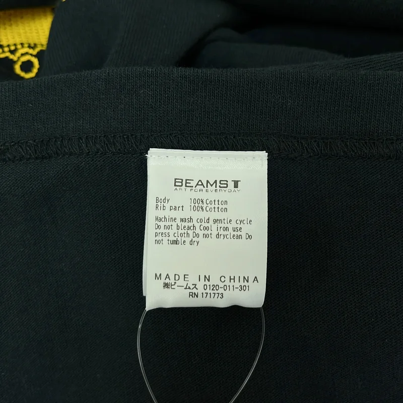 BEAMS / ビームス | コットン バックプリント グラフィックTシャツ | S | メンズ