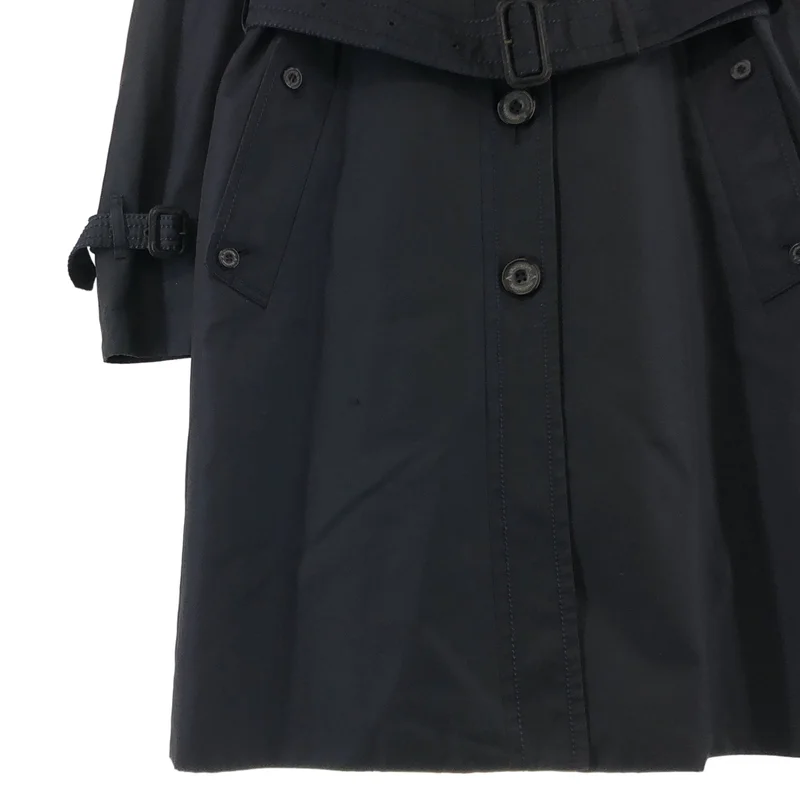 AQUASCUTUM / アクアスキュータム | New Aqua5 / ロゴボタン ベルテッド トレンチコート / 着脱可ライナー | 38 | レディース