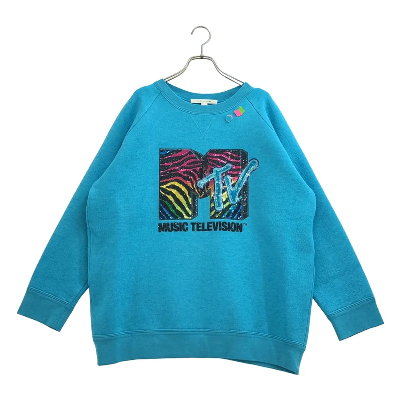 MARC JACOBS / マークジェイコブス | MUSIC TELEVISION スパンコール刺しゅう スウェット | XS | レディース