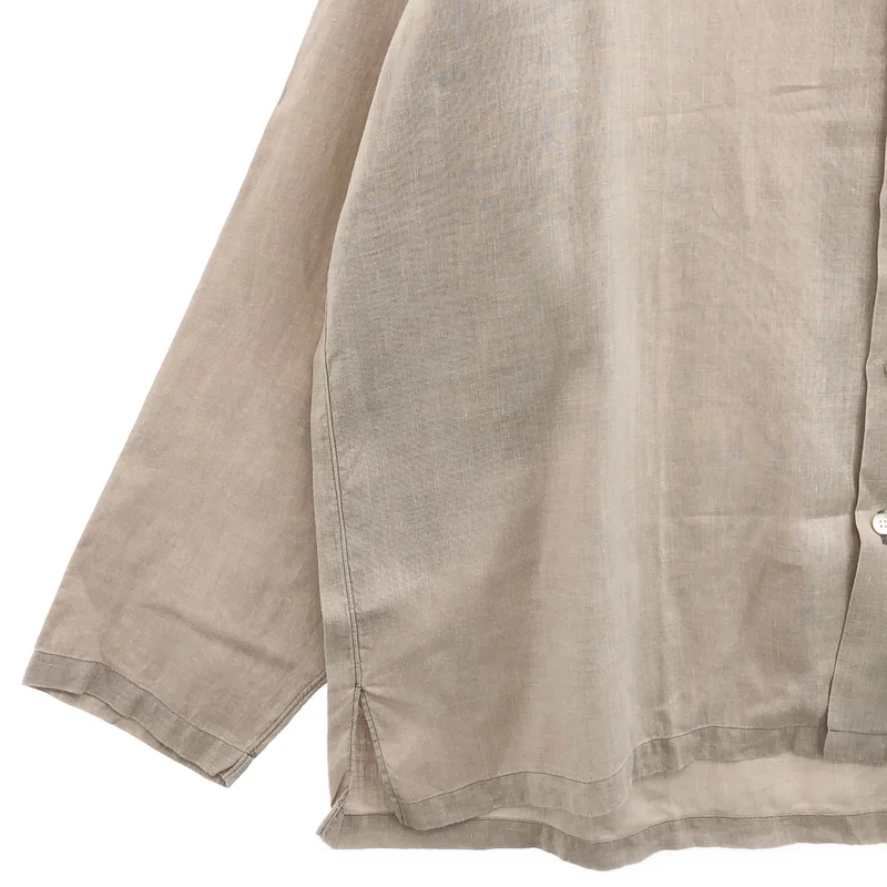 MARKAWARE / マーカウェア | HEMP SHIRTING OPEN COLLAR SHIRT シャツ_長袖 | 3 | メンズ