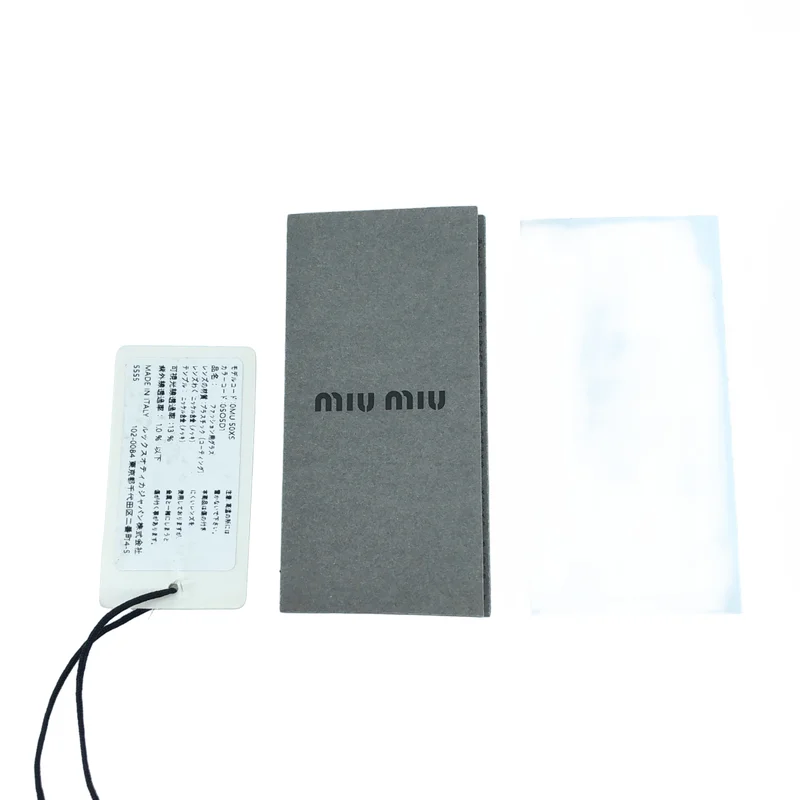 miu miu / ミュウミュウ | La Mondeen ラウンドシェイプ リムレス サングラス | 61□19 | その他