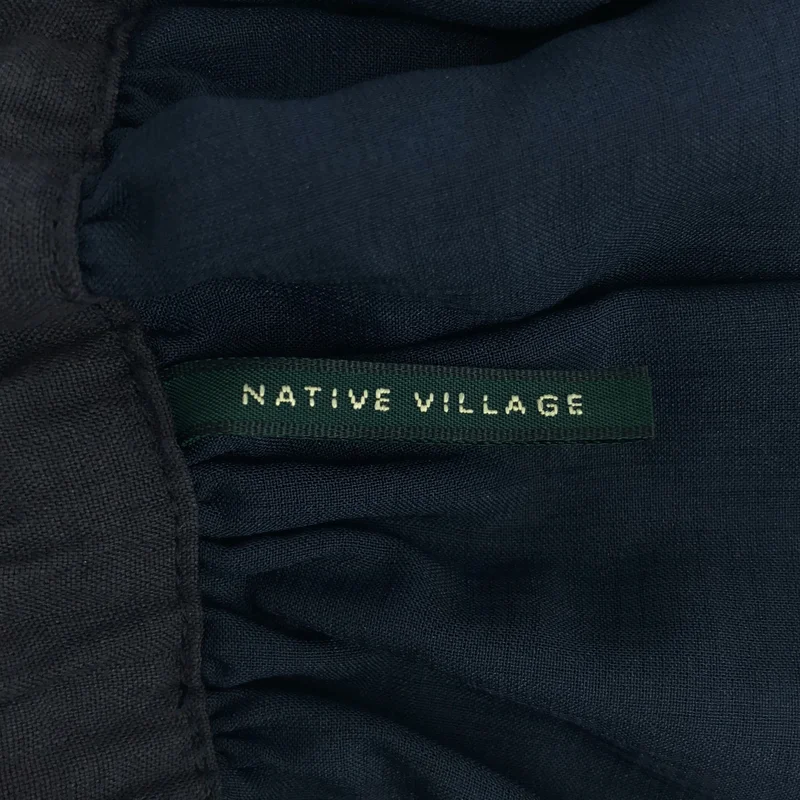 NATIVE VILLAGE / ネイティブヴィレッジ | コットン フラワー刺しゅう イージースカート |