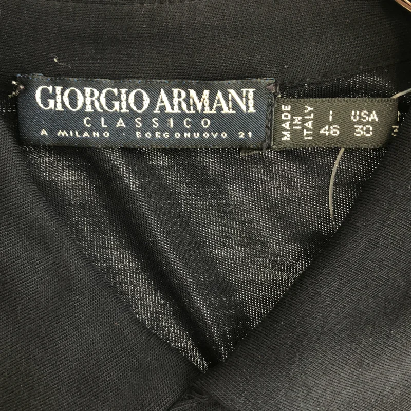 GIORGIO ARMANI / ジョルジオアルマーニ | コットン半袖シャツ | 46 | メンズ