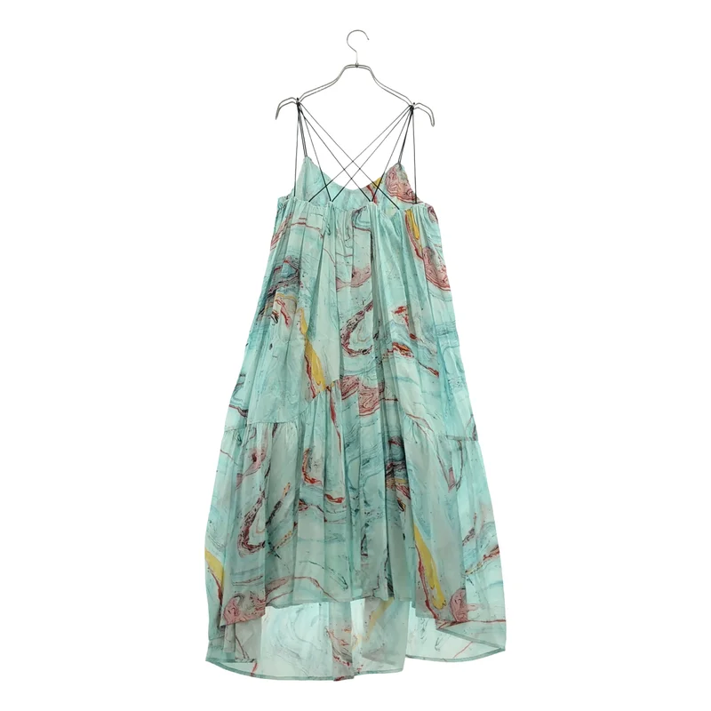 AMERI / アメリ | MEDI INDIAN POOL MARBLE DRESS マーブル キャミワンピース | SH | レディース