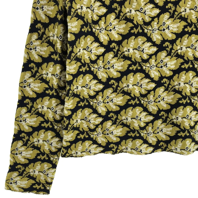 sahara / サハラ | Leaf Jacquard Knit ニット 01-KN003-24-03 |