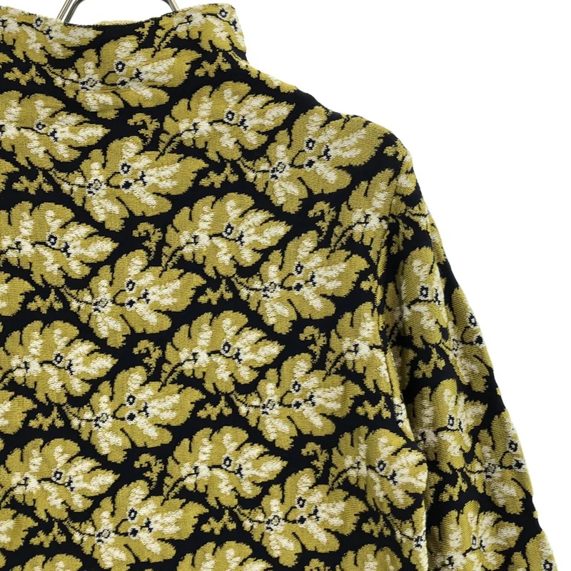 sahara / サハラ | Leaf Jacquard Knit ニット 01-KN003-24-03 |