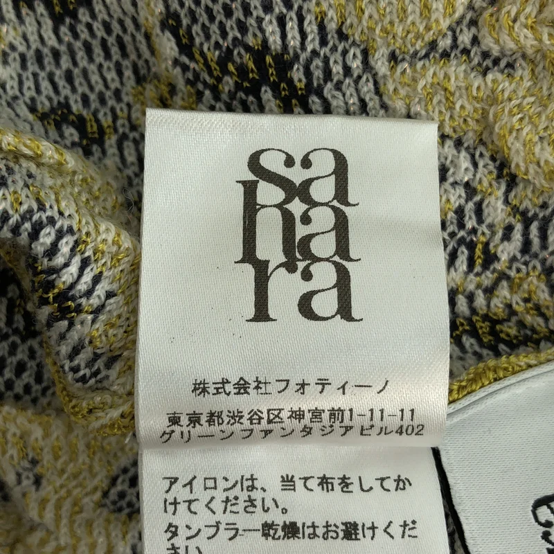 sahara / サハラ | Leaf Jacquard Knit ニット 01-KN003-24-03 |