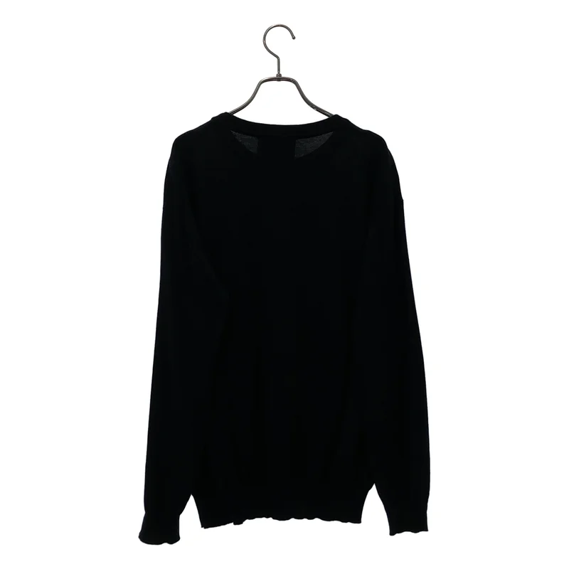 MOSCHINO / モスキーノ | コットン ロゴ クルーネックニット | XS | レディース