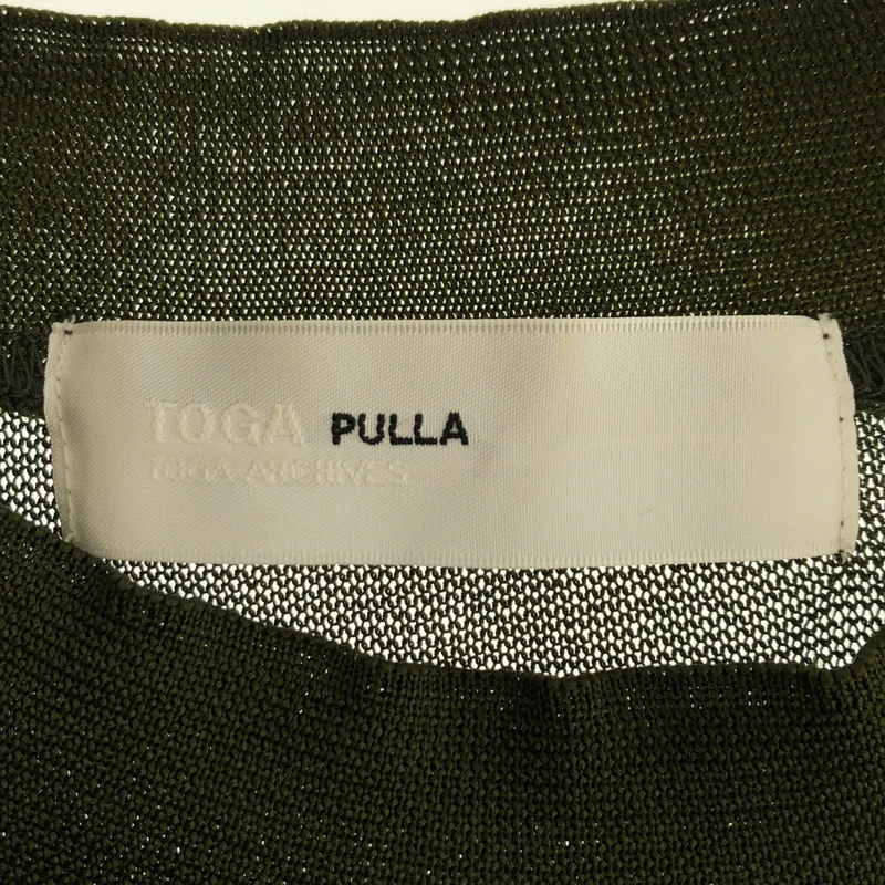 TOGA PULLA / トーガプルラ | ハイツイストジャージートップ | 36 | レディース