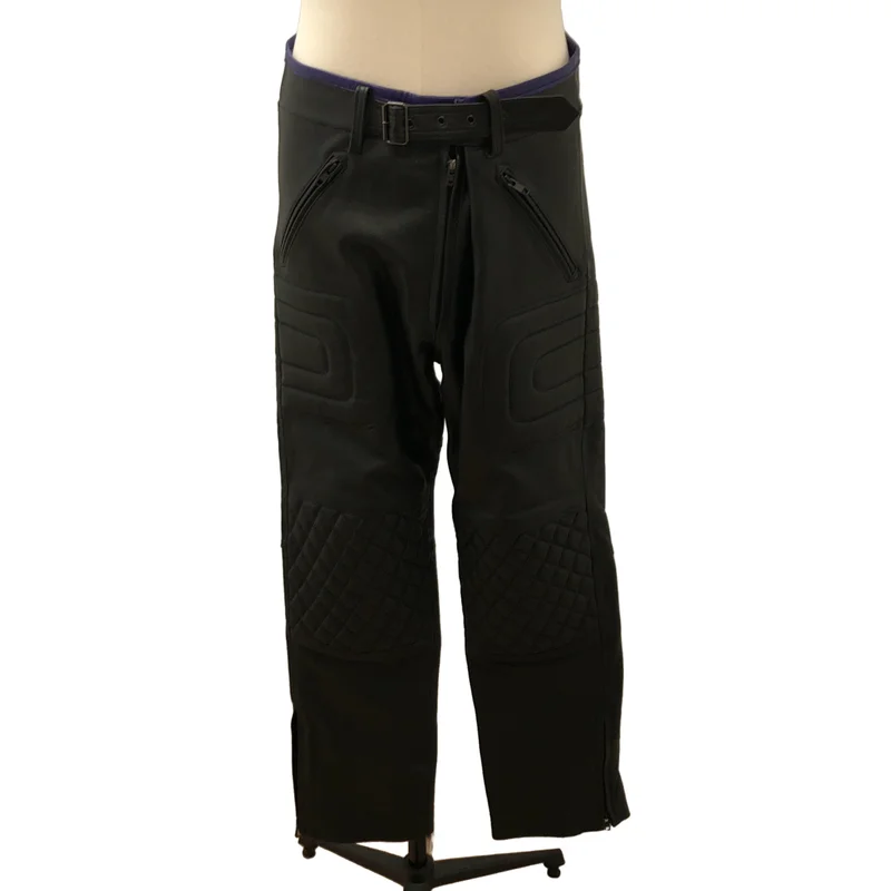 SHIDEN / シデン | MOTOR CYCLE PANT COWHIDE LEATHER レザー モーターサイクルパンツ | M | メンズ