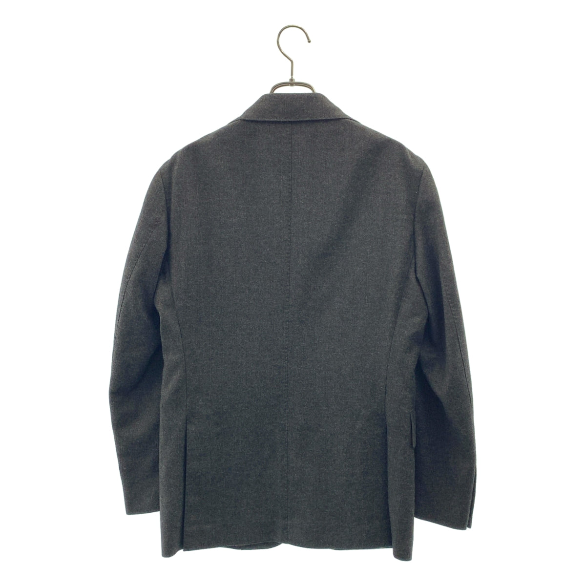 【美品】  Stile Latino / スティレラティーノ | セットアップ スーツ / AULE03R4 ウール ストライプ 3B テーラードジャケット / サイドアジャスター タック スラックス パンツ | 46 | チャコール | メンズ 美品】 Stile Latino / スティレラティーノ | セットアップ スーツ