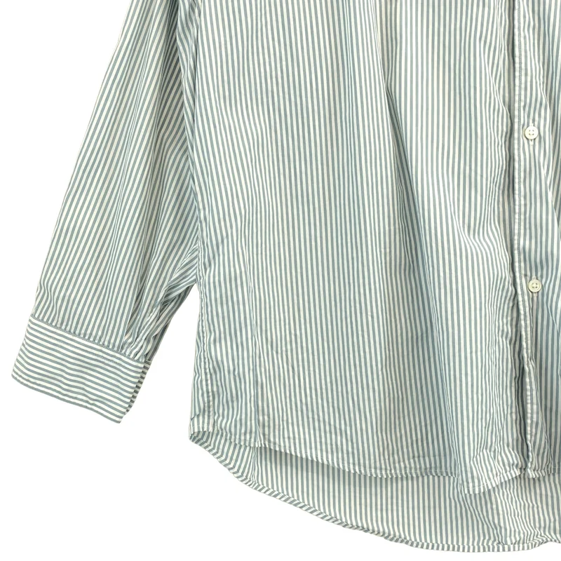 Graphpaper / グラフペーパー | 2023SS | Broad Stripe L/S Oversized Regular Collar Shirt ストライプ オーバーサイズ レギュラーカラーシャツ | F | メンズ