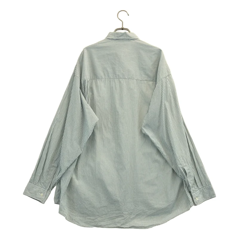 Graphpaper / グラフペーパー | 2023SS | Broad Stripe L/S Oversized Regular Collar Shirt ストライプ オーバーサイズ レギュラーカラーシャツ | F | メンズ