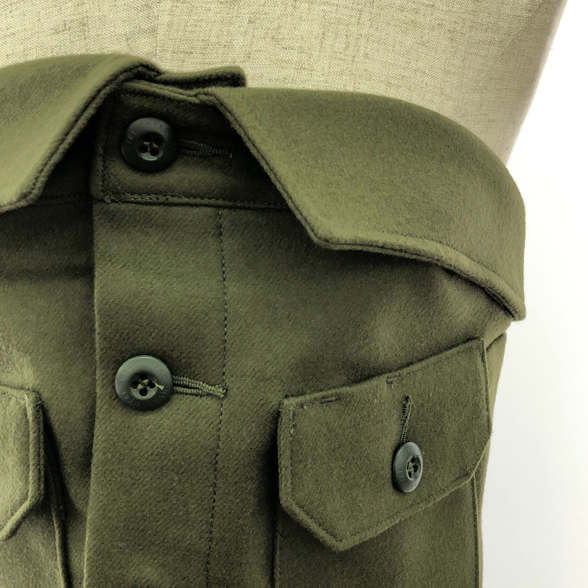 美品】 HYKE / ハイク | 2024AW | WOOL STRAPLESS TOP / メルトン