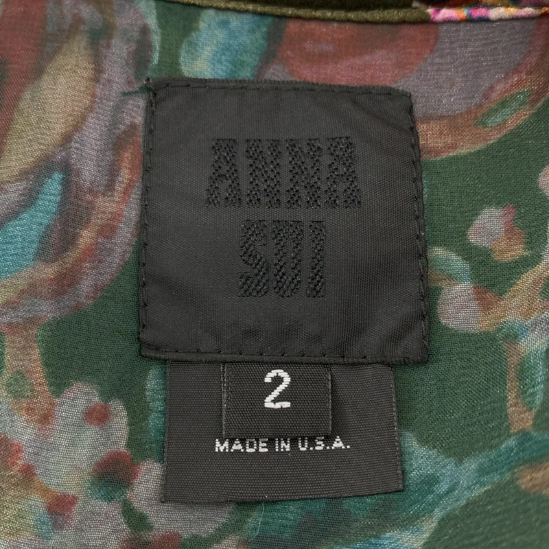 ANNA SUI / アナスイ | ビジューボタン エンブロイダリー ワンピース | 2 | レディース