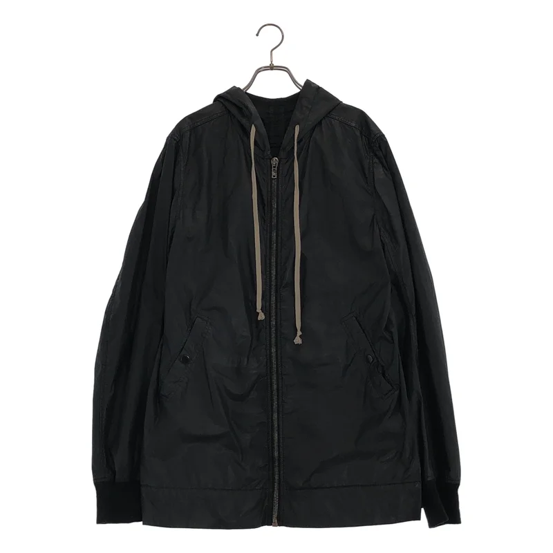Rick Owens DRKSHDW / リック・オウエンス・ダークシャドウ | コットン コーティング フーデッドジャケット | L | メンズ