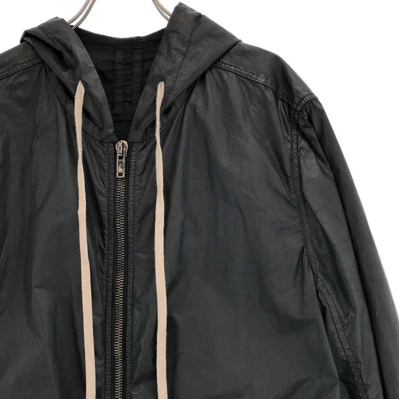 Rick Owens DRKSHDW / リック・オウエンス・ダークシャドウ | コットン コーティング フーデッドジャケット | L | メンズ