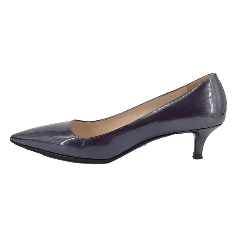 PRADA / プラダ | パテントレザー ポインテッドトゥ パンプス | 37 1/2 | レディース