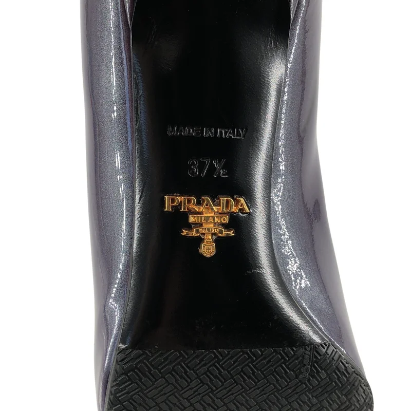 PRADA / プラダ | パテントレザー ポインテッドトゥ パンプス | 37 1/2 | レディース
