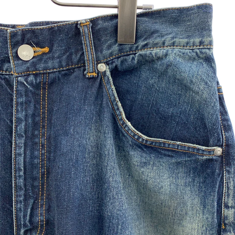 ANCELLM / アンセルム | TAPERED 5P DENIM PANTS / ダメージ加工 ワイド デニムパンツ | 3 | メンズ