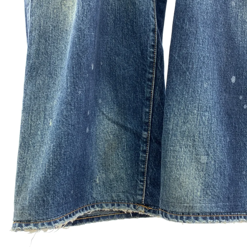 ANCELLM / アンセルム | TAPERED 5P DENIM PANTS / ダメージ加工 ワイド デニムパンツ | 3 | メンズ