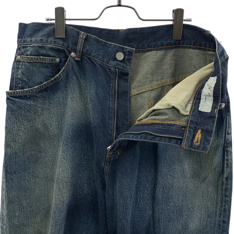 ANCELLM / アンセルム | TAPERED 5P DENIM PANTS / ダメージ加工 ワイド デニムパンツ | 3 | メンズ