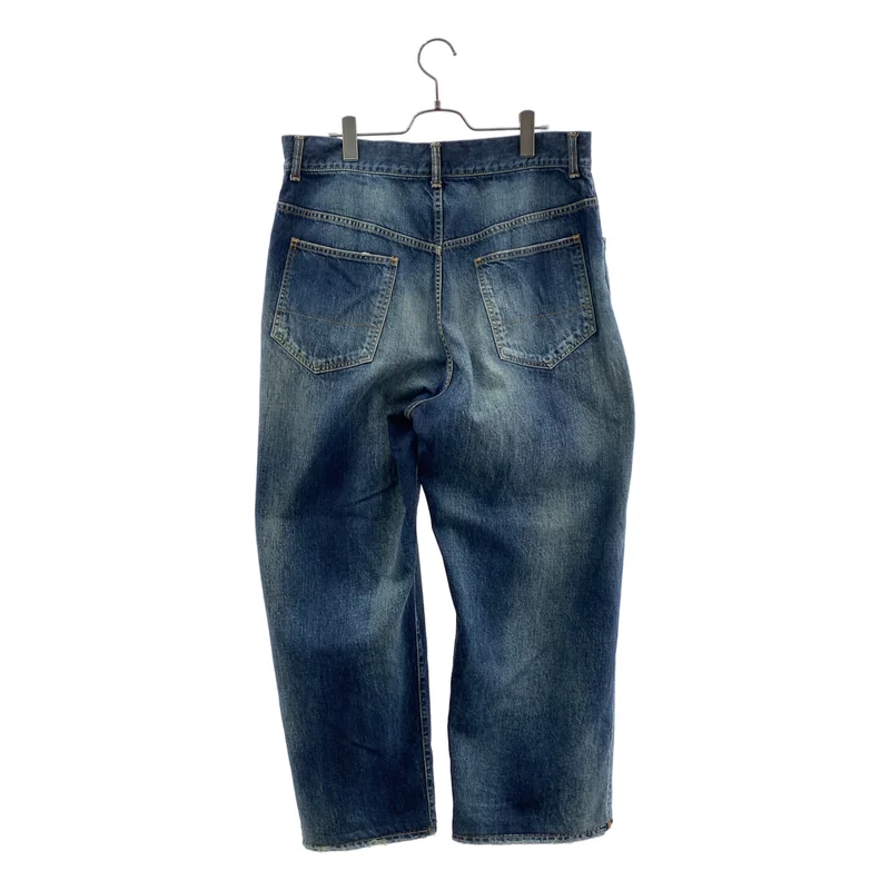 ANCELLM / アンセルム | TAPERED 5P DENIM PANTS / ダメージ加工 ワイド デニムパンツ | 3 | メンズ
