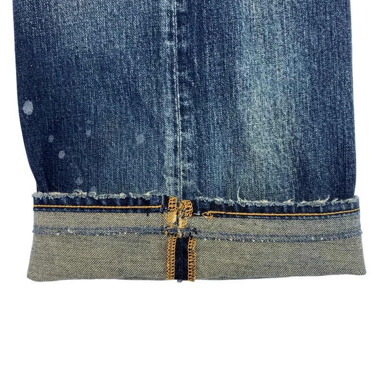 ANCELLM / アンセルム | TAPERED 5P DENIM PANTS / ダメージ加工 ワイド デニムパンツ | 3 | メンズ