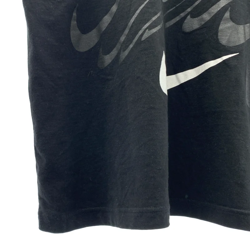 BLACK COMME des GARCONS / ブラックコムデギャルソン | 2024AW | × NIKE / ナイキ ロゴ プリント オーバーシルエット Tシャツ カットソー | S | メンズ