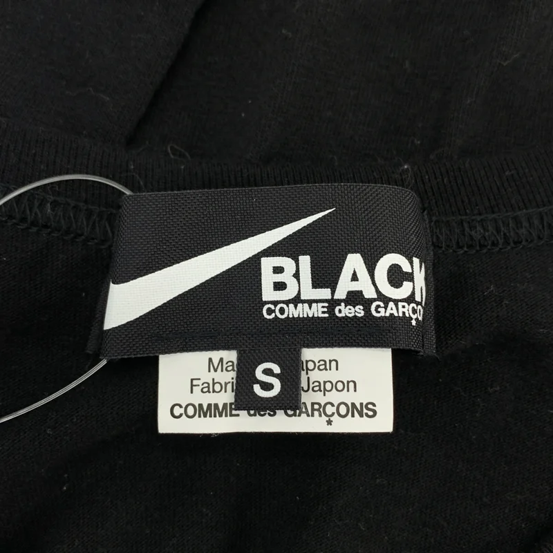 BLACK COMME des GARCONS / ブラックコムデギャルソン | 2024AW | × NIKE / ナイキ ロゴ プリント オーバーシルエット Tシャツ カットソー | S | メンズ