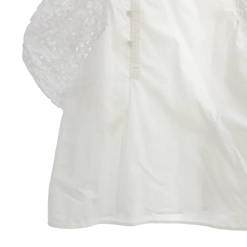 mint designs / ミントデザインズ | カットワークレース シャツ_半袖 46251-SD2TF02 | 2 | レディース