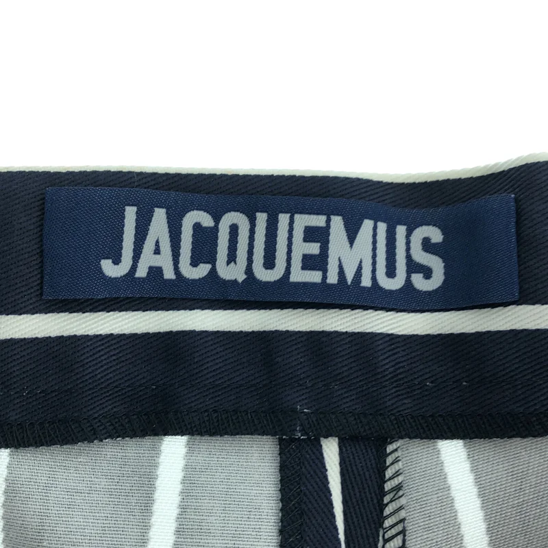 JACQUEMUS / ジャックムス | コットン ストライプ ショートパンツ | 36 | レディース