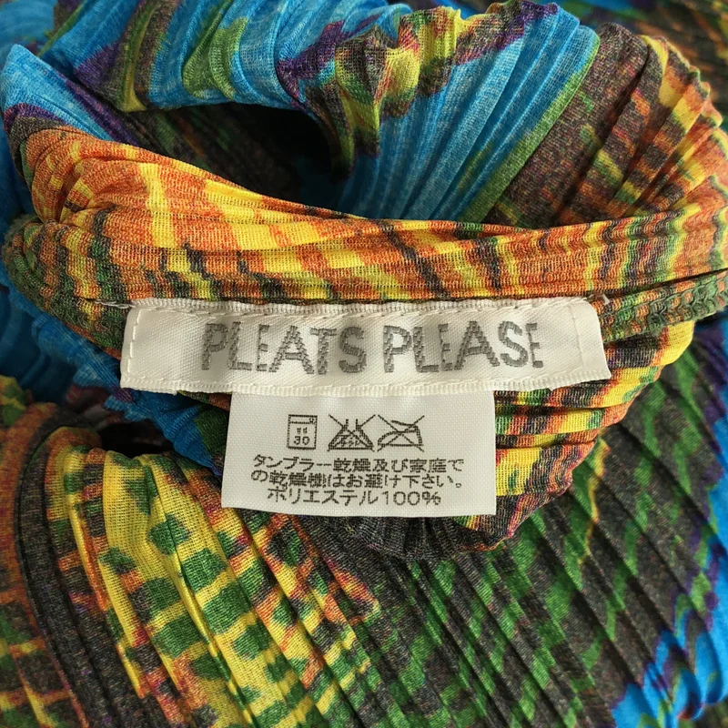 PLEATS PLEASE ISSEY MIYAKE / プリーツプリーズイッセイミヤケ | LA LUNE MENT アートプリント プリーツワンピース | 2 | レディース