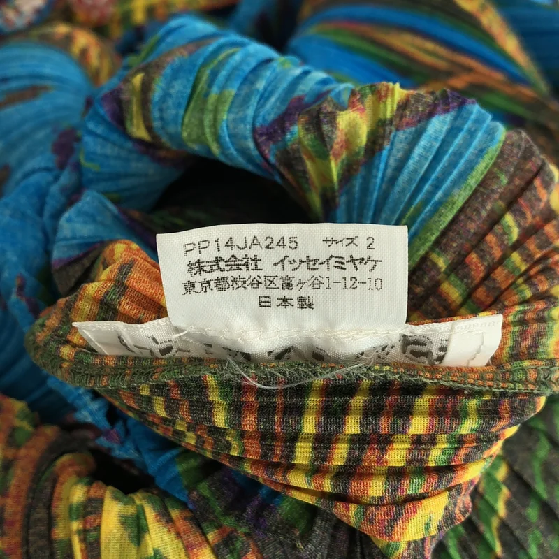 PLEATS PLEASE ISSEY MIYAKE / プリーツプリーズイッセイミヤケ | LA LUNE MENT アートプリント プリーツワンピース | 2 | レディース