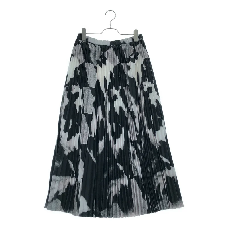 JUNYA WATANABE / ジュンヤワタナベ | 2022SS | グラフィックプリント ロングプリーツスカート | S | レディース