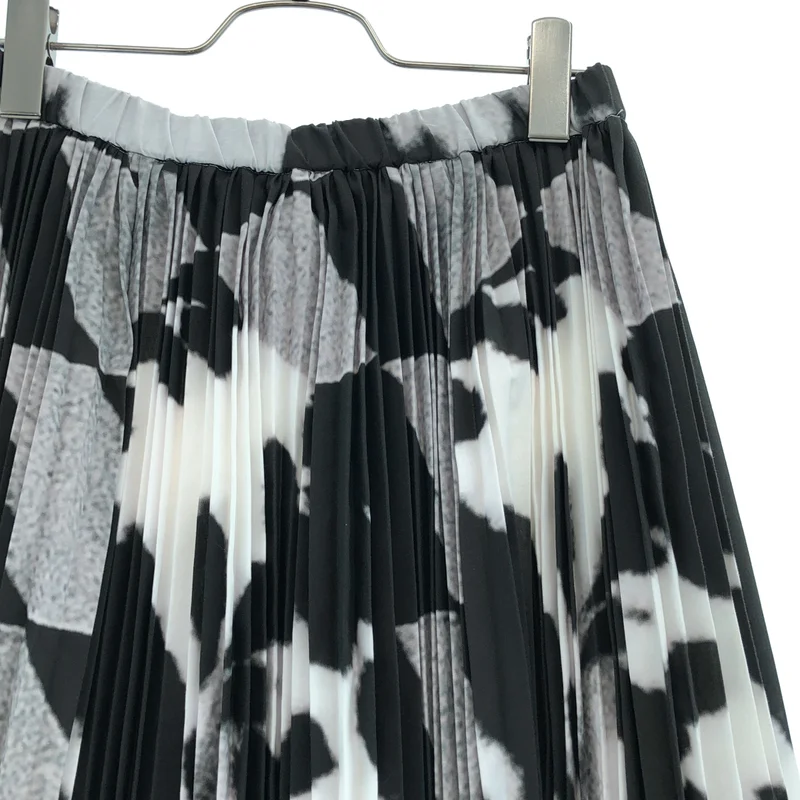 JUNYA WATANABE / ジュンヤワタナベ | 2022SS | グラフィックプリント ロングプリーツスカート | S | レディース