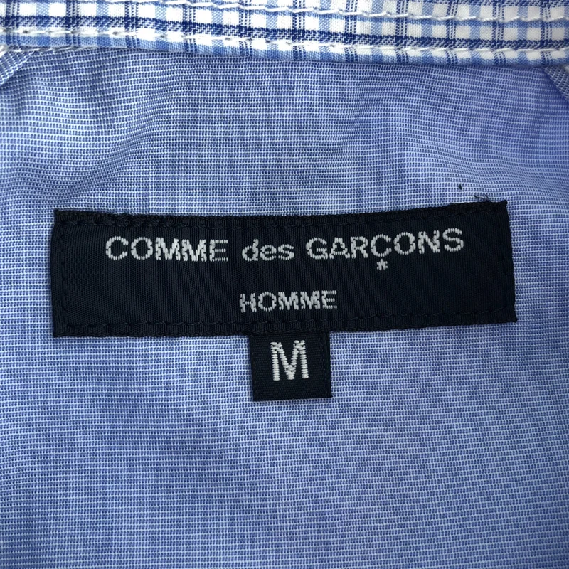 COMME des GARCONS HOMME / コムデギャルソンオム | 2020SS | チェック切り替えシャツ | M | メンズ