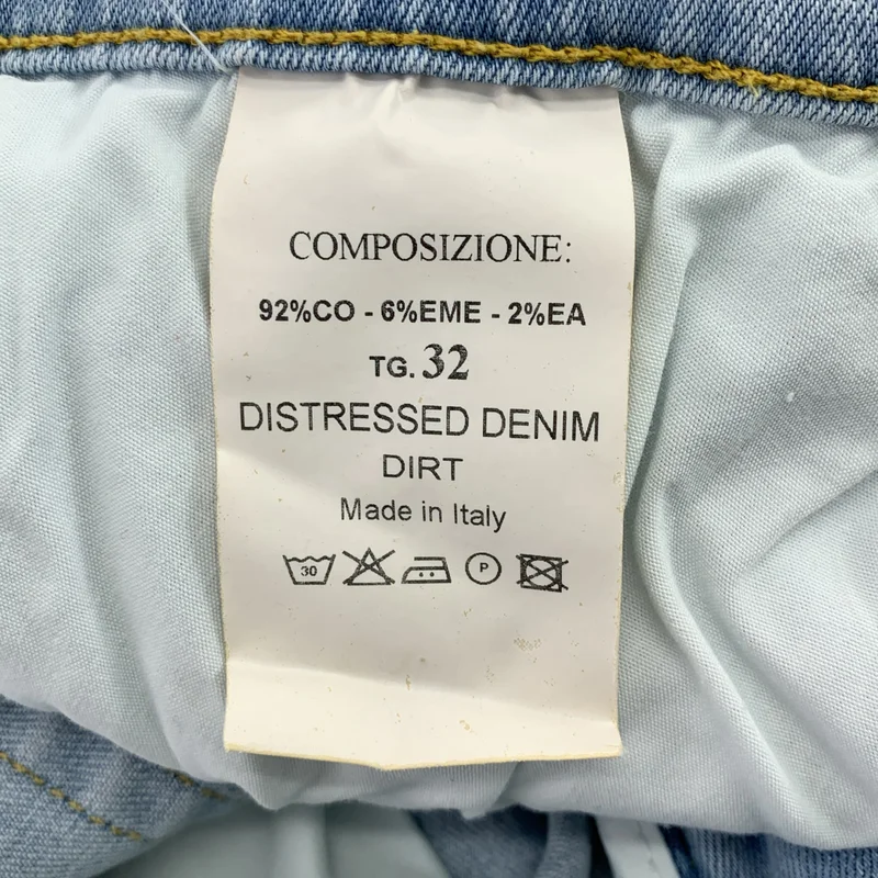 REPRESENT / リプレゼント | DISTRESSED DENIM / ダメージ加工 デニムパンツ | 32 | メンズ