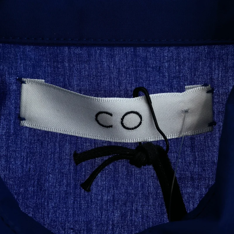 CO ESSENTIALS / コー エッセンシャルズ | L/S TIERED DRESS / コットン ティアード シャツワンピース | XS | レディース