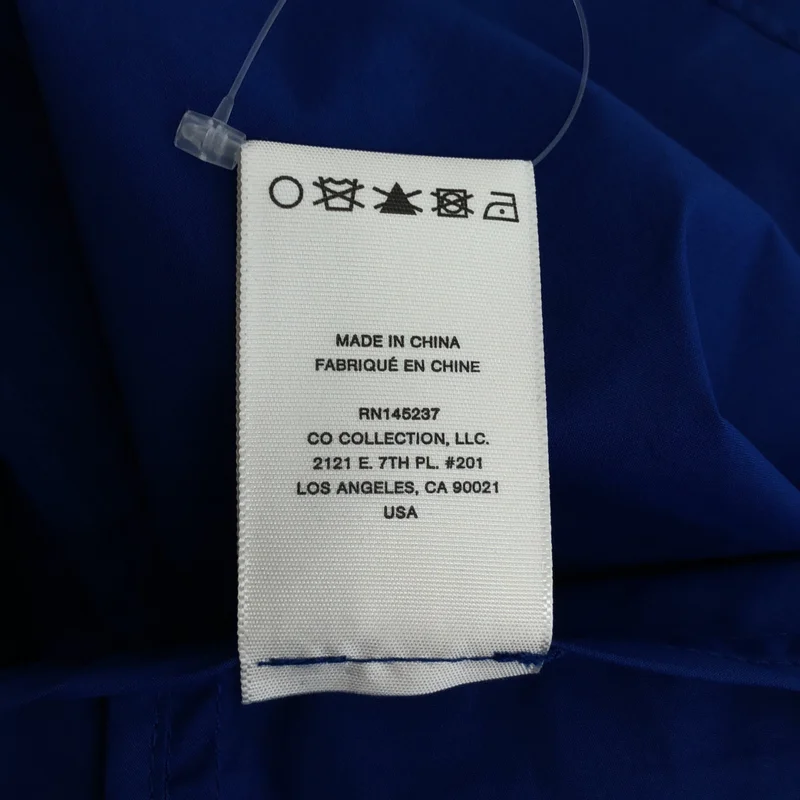 CO ESSENTIALS / コー エッセンシャルズ | L/S TIERED DRESS / コットン ティアード シャツワンピース | XS | レディース